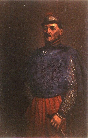 Portrait du Général le Pays de Bourjolly de Sermaise, bâtisseur du Castel
