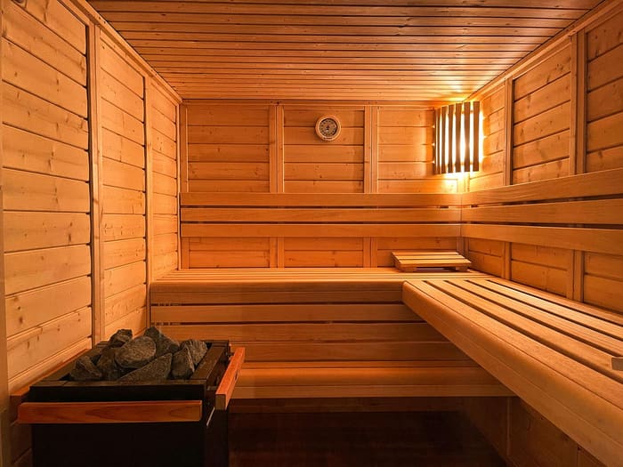Le sauna traditionnel des Jardins d’Epicure